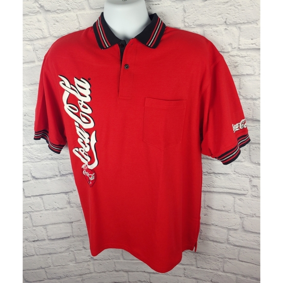 Vintage NWT Coca-Cola Polo, Size Large - Picture 2 of 10